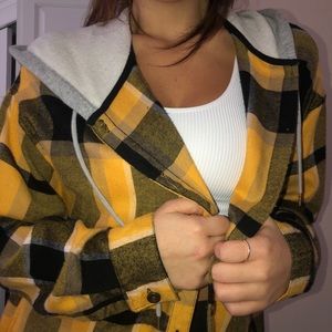 Urban Outfitters BDG Hooded Flannel